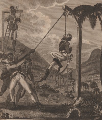 Rewolucja haitańska. Bunt niewolników w nocy 21 sierpnia 1791, 1805. autorstwa Marcus Rainsford