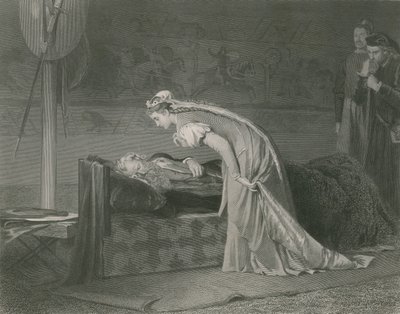Lear i Cordelia, król Lear autorstwa Marcus Stone