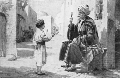 Firdausi słyszy swoje własne wersety powtarzane do niego (lito) autorstwa Margaret (after) Dovaston
