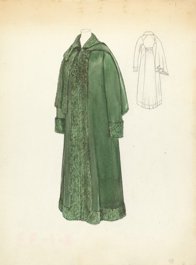 Płaszcz damski, 19351942. autorstwa Margaret Concha