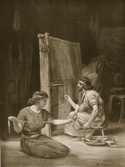 Krosno babilońskie, ilustracja z "Historii narodów" Hutchinsona (litografia) autorstwa Margaret Dovaston