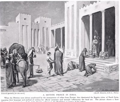 Książę hetycki w Syrii, ilustracja z "Hutchinson