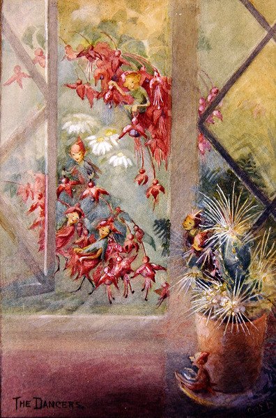 Tancerze (akwarela na pokładzie) autorstwa Margaret E. Bayliss