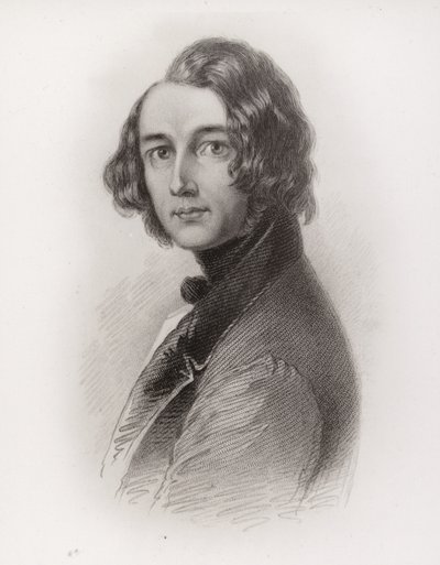 Charles Dickens (1812-1870), angielski powieściopisarz, 1844 autorstwa Margaret Gillies