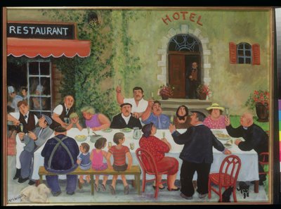 Uroczystość (olej na płótnie) autorstwa Margaret Loxton