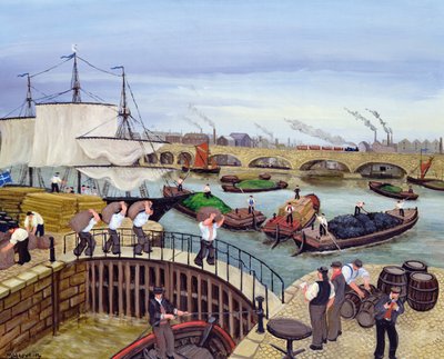 Basen Limehouse, Kanał Regenta autorstwa Margaret Loxton