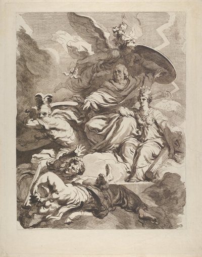 Geniusz Franklina, 1778. autorstwa Marguerite Gerard