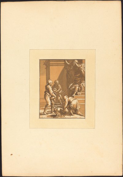 Ofiara rzymska autorstwa Maria Catharina Prestel after Abraham Bloemaert