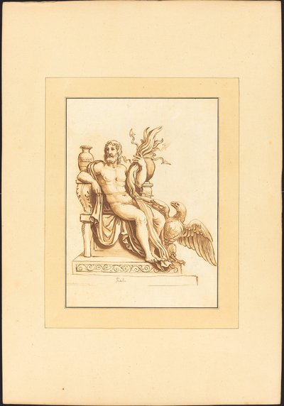 Jowisz autorstwa Maria Catharina Prestel after Giulio Romano