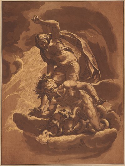 Triumf prawdy nad zawiścią autorstwa Maria Catharina Prestel after Jacopo Ligozzi