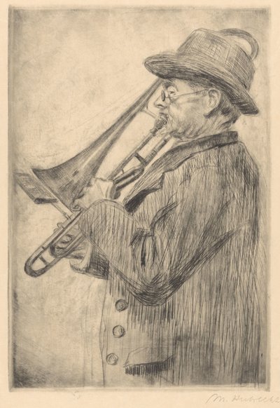 Puzonista autorstwa Maria Hubrecht (signed by artist)