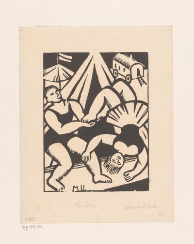 Gaukler (oryginalny tytuł na obiekcie) autorstwa Maria Uhden (signed by artist)
