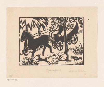 Wycieczka (oryginalny tytuł na obiekcie) autorstwa Maria Uhden (signed by artist)