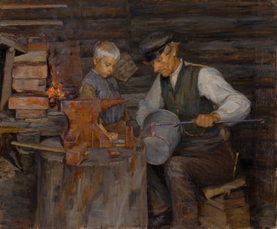 W kuźni autorstwa Maria Wiik