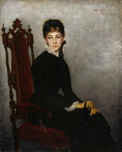 Portret Hildy Wiik autorstwa Maria Wiik