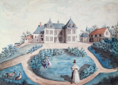 Przedstawienie Le Lys dans la Vallee autorstwa Honore de Balzac (1799-1850) (wc na papierze) autorstwa Maria du Fresnay