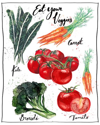 Jedz warzywa, 2020 r. autorstwa Marianna Kulukundis