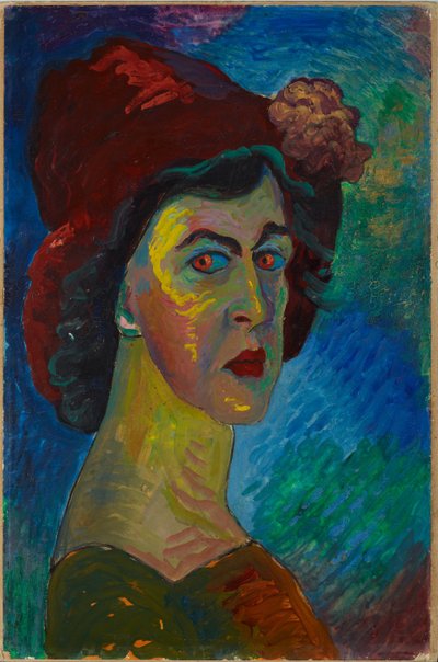 Autoportret I autorstwa Marianne Werefkin