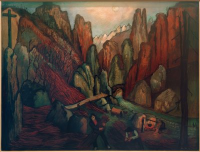 drwal autorstwa Marianne von Werefkin