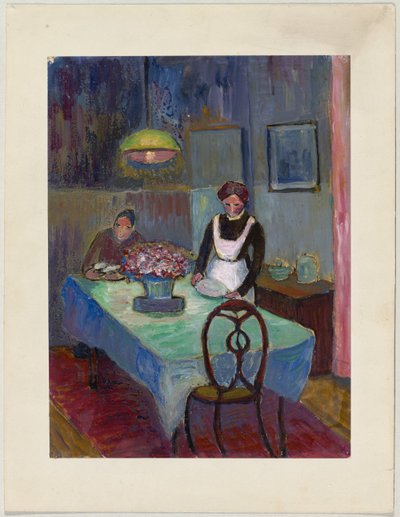 W domu Chrustowa w pobliżu St. Prex autorstwa Marianne von Werefkin