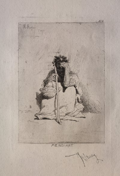 Żebrak autorstwa Mariano Fortuny y Marsal