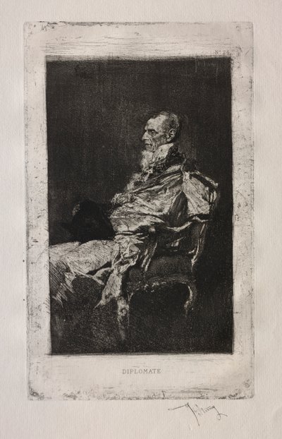 Dyplomata autorstwa Mariano Fortuny y Marsal