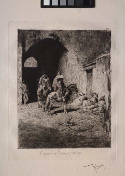 Straż Kasba w Tetuanie autorstwa Mariano Fortuny y Marsal