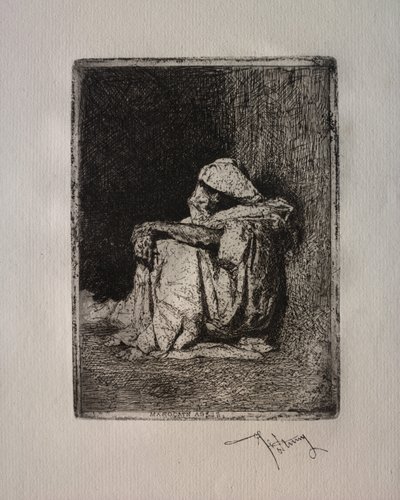 Siedzący arabski autorstwa Mariano Fortuny y Marsal