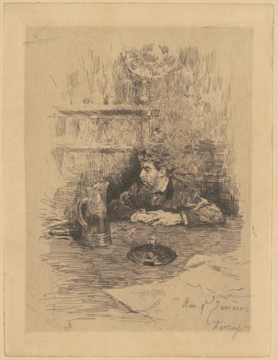 Ami Ed Zamacois (Eduardo Zamacois i Zabala) autorstwa Marià Fortuny
