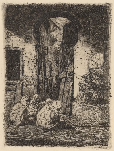 Tanger (Arabowie siedzący) autorstwa Marià Fortuny