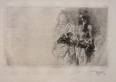 Naszkicować. autorstwa Mariano José María Bernardo Fortuny y Carbó