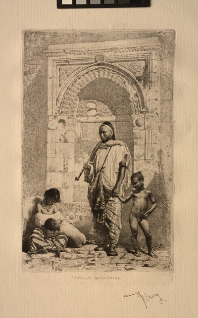 Rodzina marokańska, 1862. autorstwa Mariano José María Bernardo Fortuny y Carbó