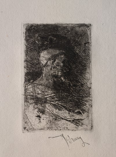 Muletier. autorstwa Mariano José María Bernardo Fortuny y Carbó