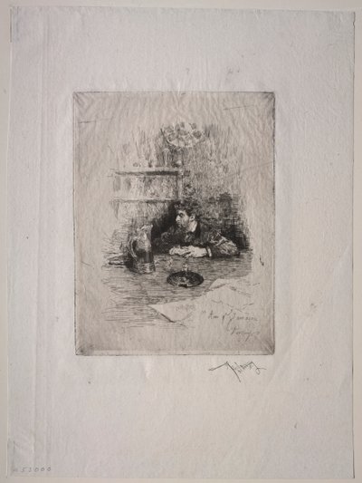 Portret Zamacois. autorstwa Mariano José María Bernardo Fortuny y Carbó