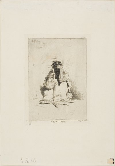 Żebrak autorstwa Mariano Fortuny y Marsal