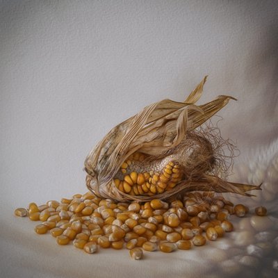 Zbiory złotej kukurydzy autorstwa Marie-anne Stas