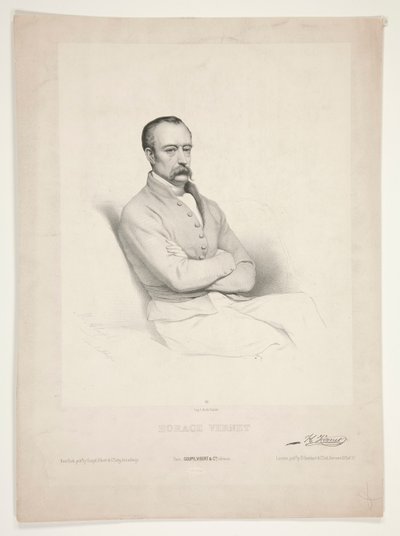 Portret Horacego Verneta autorstwa Marie Alexandre Alophe