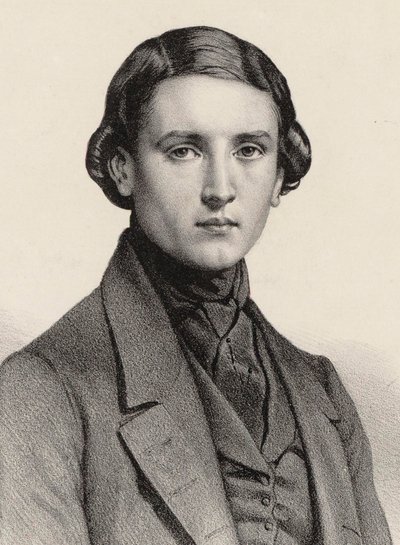 Portret organisty i kompozytora Louisa Jamesa Alfreda Lefébure-Wely 1817-1869, 1840. autorstwa Marie Alexandre Menut Alophe