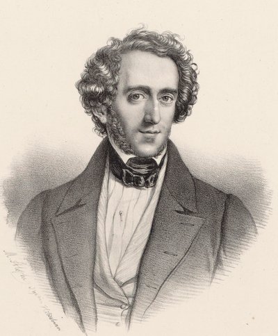 Portret pianisty i kompozytora Felixa Mendelssohna Bartholdy