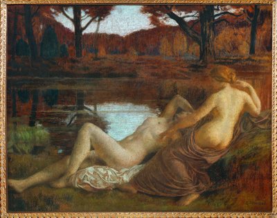 Les Dryades (obraz na płótnie) autorstwa Marie Auguste Emile Rene Menard