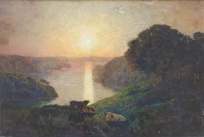 Rzeka autorstwa Marie Auguste Emile Rene Menard