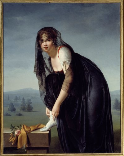 Studium kobiety po naturze, zwane też portretem Madame Subtra. Obraz Marie Denise Villers (1772-1821) autorstwa Marie-Denise Villers