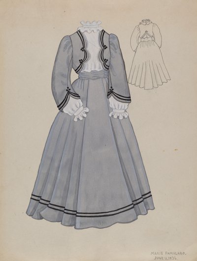 Sukienka, 1936. autorstwa Marie Famularo