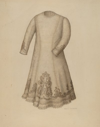 Sukienka niemowlęca, ok. 1900 r. 1938. autorstwa Marie Famularo