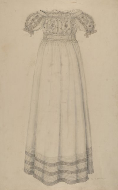 Sukienka niemowlęca, ok. 1900 r. 1938. autorstwa Marie Famularo