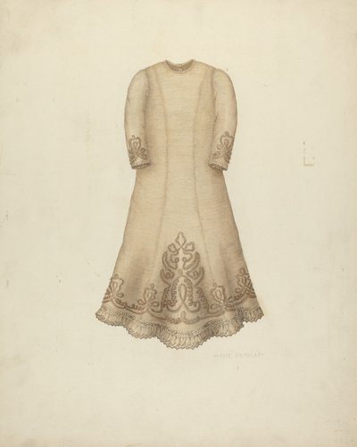 Sukienka niemowlęca, ok. 1900 r. 1938. autorstwa Marie Famularo