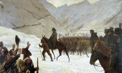 Przejście Wielkiego Świętego Bernarda, 20 maja autorstwa Marie Felix Edmond de Boislecomte