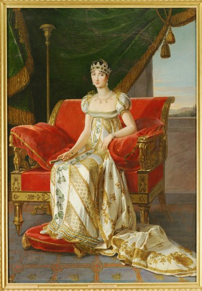 Paulina Bonaparte, siostra Napoleona I (obraz na płótnie) autorstwa Marie Guilhelmine Benoist