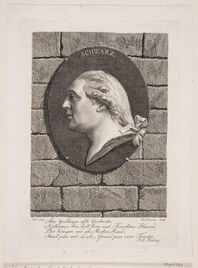 Aktor F. Schwartz autorstwa Marie Jeanne Clemens