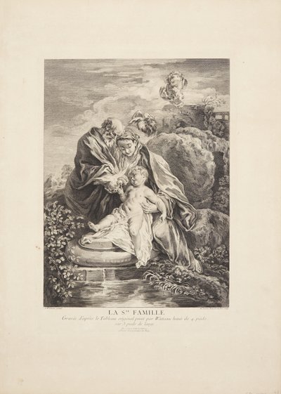 Święta Rodzina (La Ste Famille) autorstwa Marie Jeanne Renard Dubos